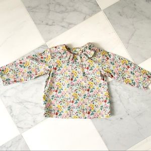 Bonpoint Green Liberty Blouse Sz 2